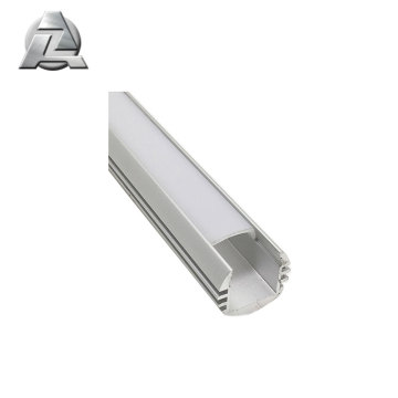 indoor decorative round led aluminium bar profile